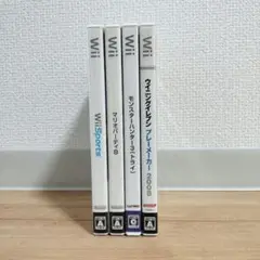 Wii ゲームソフト 4本セット