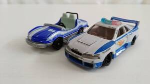 【OC-0620】[ジャンク品]トミカ マグナムレスキュー GT-R / グランドサーキットレースウェイ(パーツ欠品) 2台セット[KO]