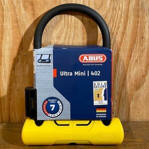 【新品】Abus Ultra Mini 402 U字ロック 車体取付できます！