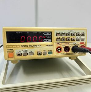 ★動作品 アドバンテスト デジタルマルチメータ TR6846 digital multimeter Advantest タケダ理研工業 ★