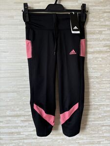 XL」Adidasアディダス OWN THE RUN エアロレディ3/4タイツ黒