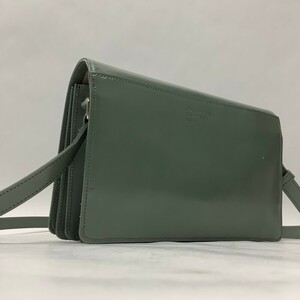 【中古美品！】 MARGARET HOWELL idea ショルダーバッグ グリーン [20335|B102|S6]