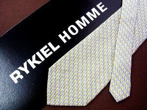 ♪24830D♪状態並品【魚 柄】リキエル【RYKIEL】ネクタイ