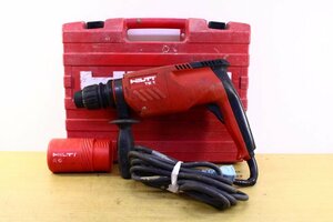 ●HILTI/ヒルティ TE1 ハンマドリル 100V 解体 動作OK 付属品付き 電動工具【10720697】