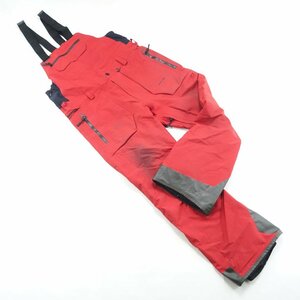 中古 22/23 VOLCOM RAIN GORE BIB OVERALL G1352301 メンズUS Mサイズ スノーボードパンツウェア ボルコム ゴアテックス