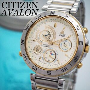 618 CITIZEN シチズン時計　アヴァロン　アバロン　メンズ　クロノグラフ