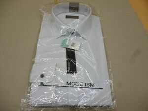 MODE ISM　長袖　カッターシャツ　形態安定　Mサイズ　39-80　フ218　　　送料無料 管ta　　24sep