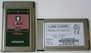 【日立】10BASE-T　LAN　PCカード HT-4840-13（ケーブル欠品）