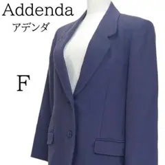 Addenda　ジャケット　F　ネイビー　レナウン　ウール　古着