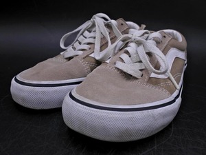 VANS バンズ オールドスクール ローカット スニーカー size23.5/ベージュ ■■ ☆ fab5 レディース