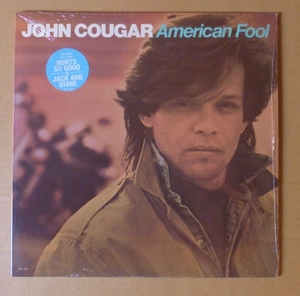 JOHN COUGAR MELLENCAMP「AMERICAN FOOL」米ORIG [RIVA] ステッカー有シュリンク美品