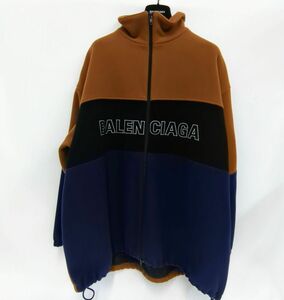 バレンシアガ　18AW/FLEECE TRACK SUIT JACKET/534315 TBU14 キャメル SIZE 44 BALENCIAGA ◆3115/登呂店