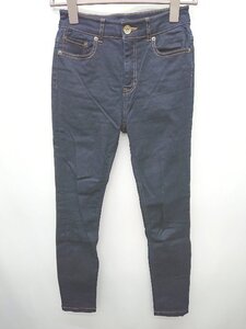 ◇ JEANASIS ジーナシス ストレッチ スキニーパンツ サイズS ネイビー レディース P