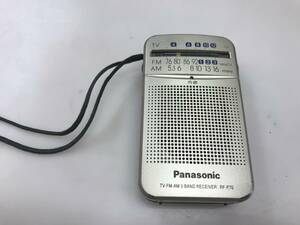 Panasonic RF-P70 FM/AM ポケットラジオ　中古品B-8905