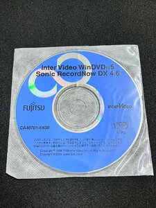 2YXS1111★現状品★FUJITSU Inter Video WinDVD 5 / Sonic RecordNow DX 4.6 CA40701-E630