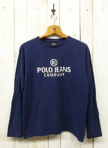 POLO JEANS COMPANY　RALPH LAUREN ラルフローレン＊L/S T-shirts 長袖　ロンT 　ロングスリーブTシャツT ＊ネイビー系＊MADE IN COLUMBIA