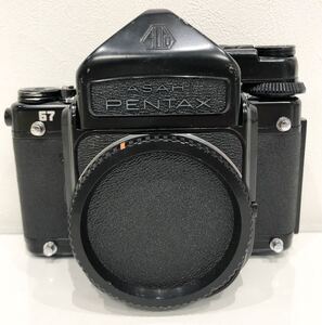 1円スタート　ペンタックス 67 TTL ： PENTAX 67 with TTL Finder アサヒ　動作未確認　1216b