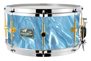 The Maple 8x14 Snare Drum Aqua Satin