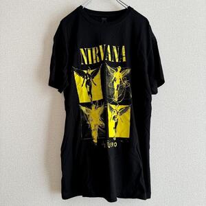 即決【激レア日本未発売】ニルヴァーナ「In Utero」Tシャツ S/黒 NIRVANA カートコバーン インユーテロ ロックバンド メンズ レディース