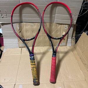 あ-7810）YONEX VCORE SV 98 テニスラケット 2本セット 中古現状品