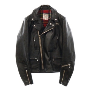 Lewis Leathers ルイスレザー 391T LIGHTNING JACKET BLACK ライトニング ダブルライダース ホース レザージャケット ブラック