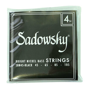 SADOWSKY SBN45 Black ブラックラベル ニッケル ベース弦