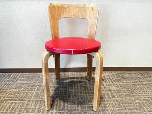 Alvar Aalto アルヴァ アアルト 北欧ヴィンテージ アンティーク フィンランド 椅子 木製 チェア 四つ脚椅子 