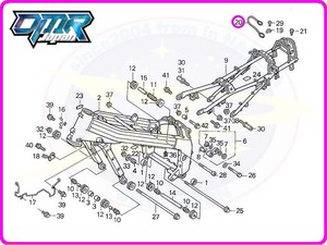 【新品】 ワイヤー　(ヘルメットホルダー/ケーブル) NSR250R MC16 MC18