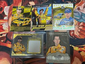 Panini TORQUE DONRUSS PressPass Racing KYLE BUSCH レリック シリアル カード 5枚セット NASCAR ナスカー Race-Used Metal M&M’s