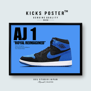 エアジョーダン1 ロイヤル リイマジンド Air Jordan 1 Royal Reimagined スニーカーポスターAJ1-152