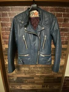 WOLF LEATHERS　ビンテージ　ウルフレザー　パテッドライダース　３４　86㎝　used