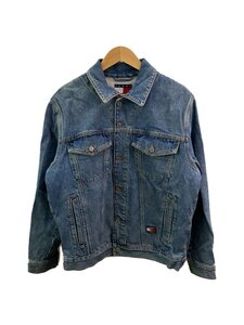 TOMMY JEANS◆Gジャン/M/コットン/IDG/無地/498-J