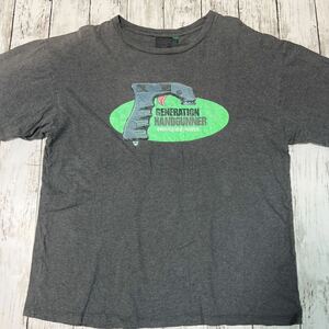 2000SS UNDERCOVER アンダーカバー GENERATION HANDGUNNER ロゴ プリント ビンテージ 半袖Tシャツ