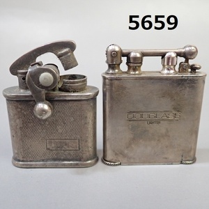 ■FK-5659◆DOUGLASS　LIGHTER　ダグラスなどオイルライター　1926年モデル　ヴィンテージ品　2点 20240630　