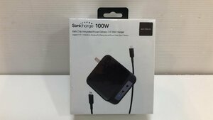 未使用・未開封品！ MATECH Sonicharge USB-C 急速充電器 100w WC2003-SC100WH 重量:200g ◎領収書発行OK