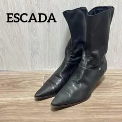 【ESCADA】エスカーダ　レディース　ブーツ　ブラック　24.5cm