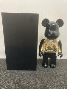 BE@RBRICK 400％ メディコムトイ MEDICOM TOY BLACK & GOLD ベアブリック 中古 TN 1