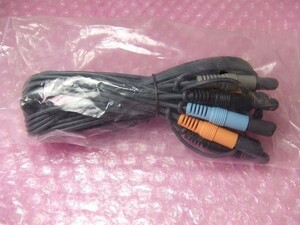 新品/1ヶ月保証！キャップ付4連 ステレオミニプラグ(両端オス) ケーブル長1.5m