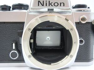 ◎ 動作未確認 Nikon FE ニコン FE シルバー フィルムカメラ 一眼レフ マニュアル フォーカス 長期個人保管品 レトロ ジャンク 現状渡し 