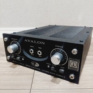 AVALON DESIGN U5 プリアンプ DI ダイレクトボックス ブラック 通電・簡易動作確認済み