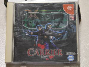 Dreamcast ドリームキャスト 「CARRIER キャリアー」取説付　ゲームソフト 保管品　現状渡し