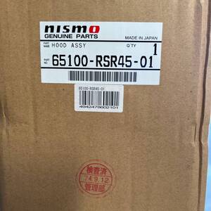 年内最終出品 新品即納 ニスモ スカイライン GT-R BNR34 R-tune Z-tune ドライカーボンボンネット 65100-RSR45-01 受注停止品 法人限定配送