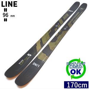 LINE BLADE OPTIC 96[170cm/96mm幅] 23-24 ライン ブレイドオプティック フリースキー ツインチップ 板単体 日本正規品