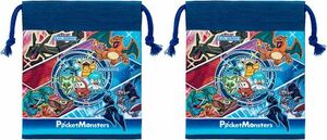 新品 送料無料 2個セット日本製 Showa Note 巾着 ショウワノート ポケットモンスター 巾着袋 学校用 キッズ 881729003 ブルー 青 ポケモン