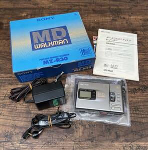 S-34◆1円～◆SONY MZ-R30 MD WALKMAN ポータブルミニディスクレコーダー ウォークマン 動作品