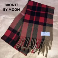 BRONTE BY MOON⭐️ブロンテバイムーン　メリノウール チェックマフラー