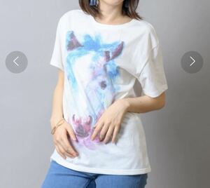 新品 itowa tokyo アニマル フェイス Tシャツ VAIOUS 動物 カットソー 馬 イトワトーキョー