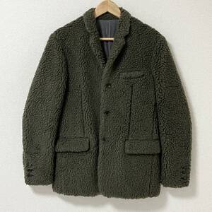 2018AW UNDERCOVER 肉厚 ボア フリース テーラードジャケット カーキ 2サイズ アンダーカバー ブレザー ブルゾン archive 4110393