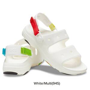 30cm クロックス クラシック オール テレイン サンダル/ホワイト×マルチ Classic All Terrain Sandal M12 新品