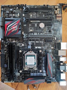 Intel CPU 6700K + メモリ 16GBx2 + マザーボード ASUS Z170 PRO GAMING